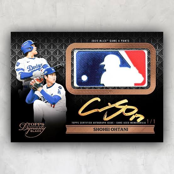 2025 ALCS 実使用パンツ MLBロゴマンパッチ・オート 1/1