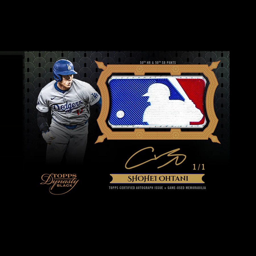 大谷翔平 Topps Dynasty ロゴマンパッチ・オート 1/1