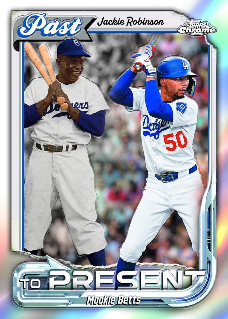 2026 Topps Chrome Past to Present ジャッキー・ロビンソン／ムーキー・ベッツ