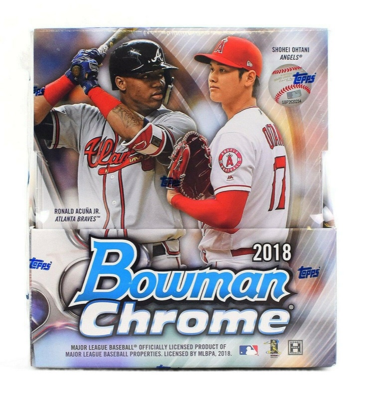 2018 Bowman Chrome Baseball Hobby Box（未開封）